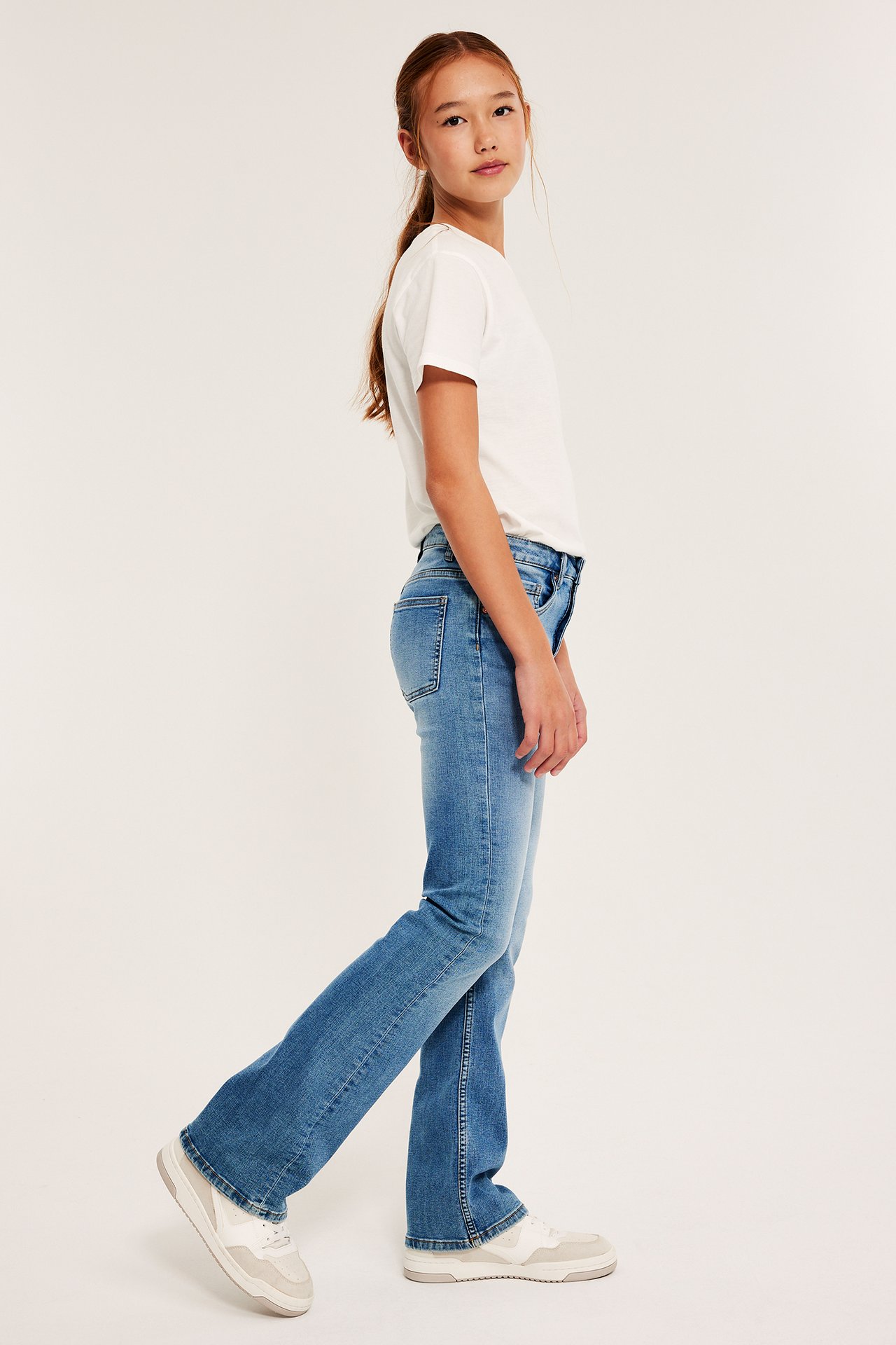 Bootcut jeans mid waist - Denim - 4