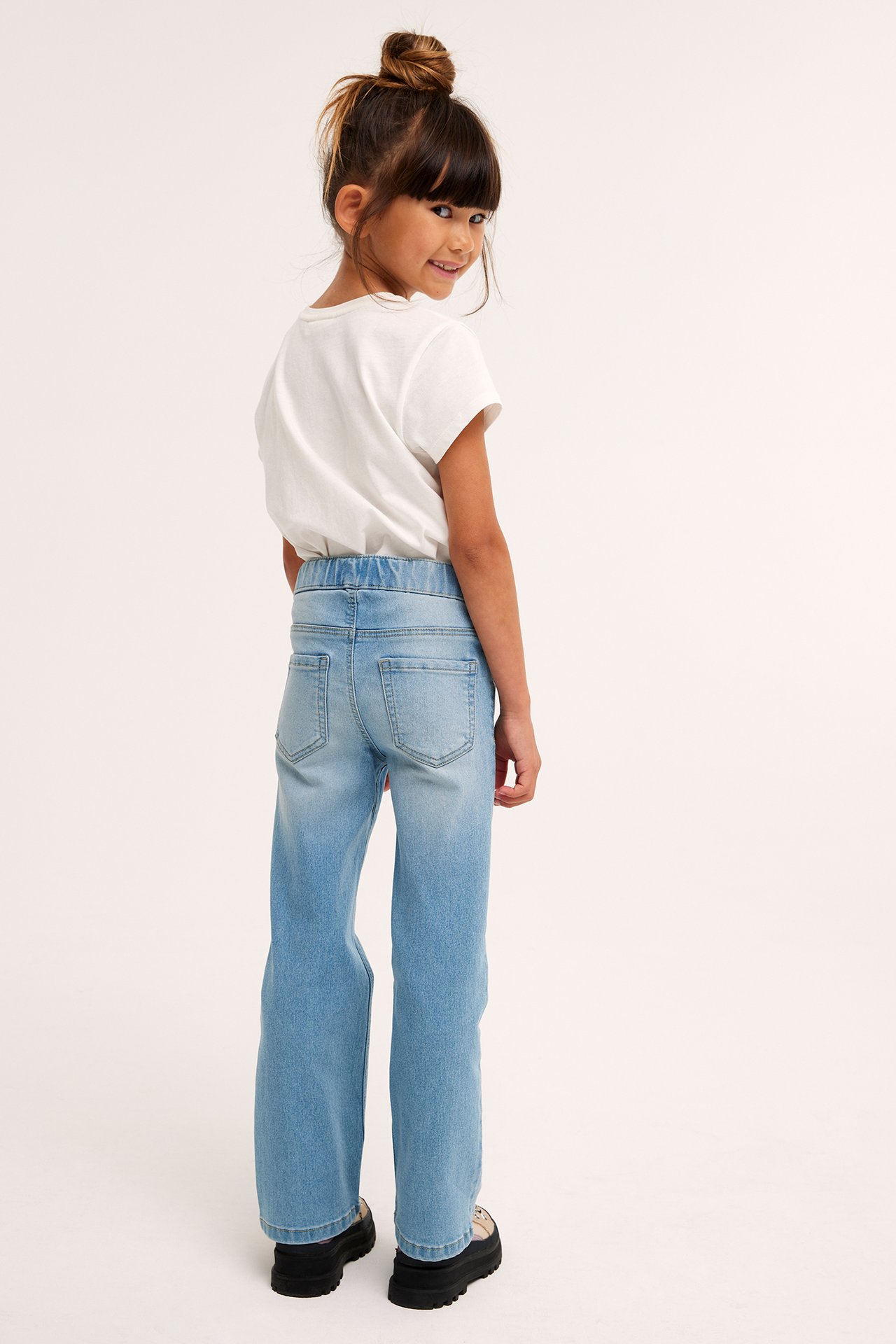 Bootcut jeggings - Vaalea denim - 3