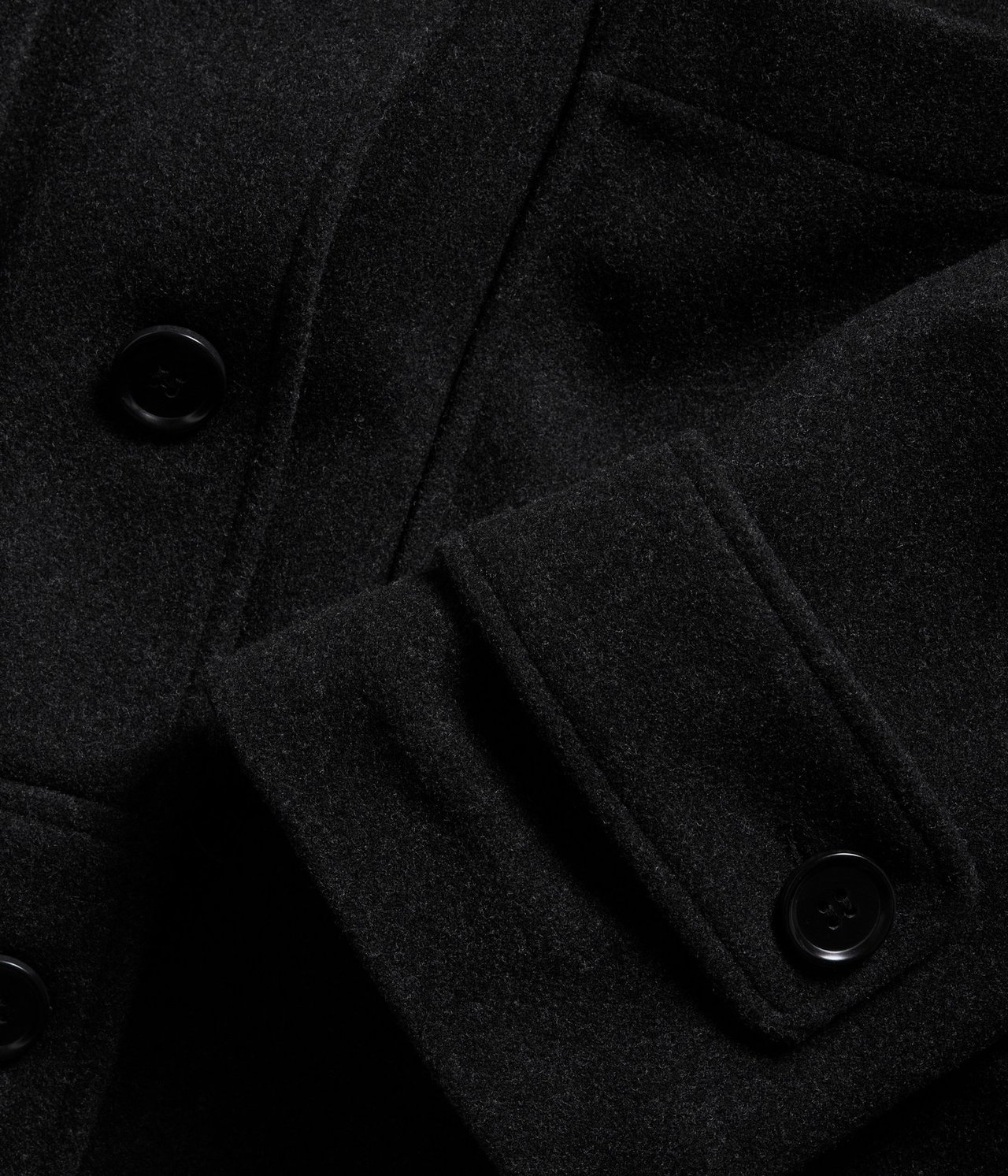 Cropattu takki Musta - null - 5