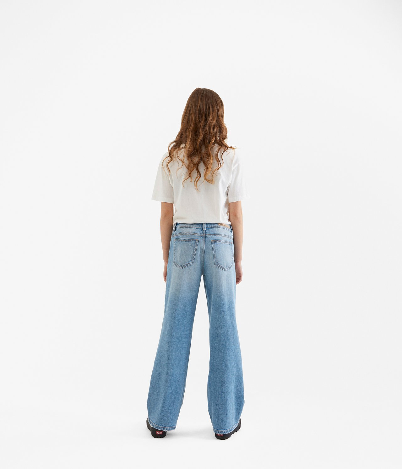 Jeans wide fit low waist Ljus denim - null - 4