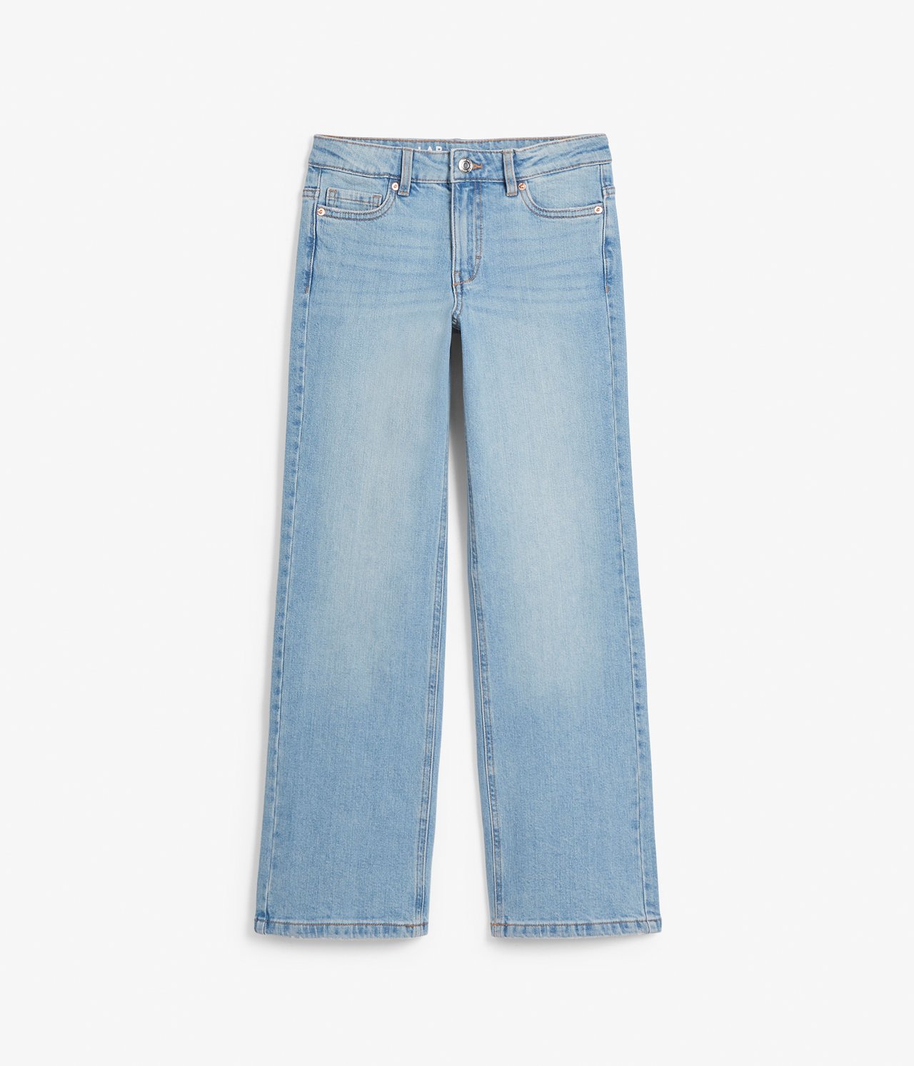 Jeans wide fit low waist Ljus denim - null - 6