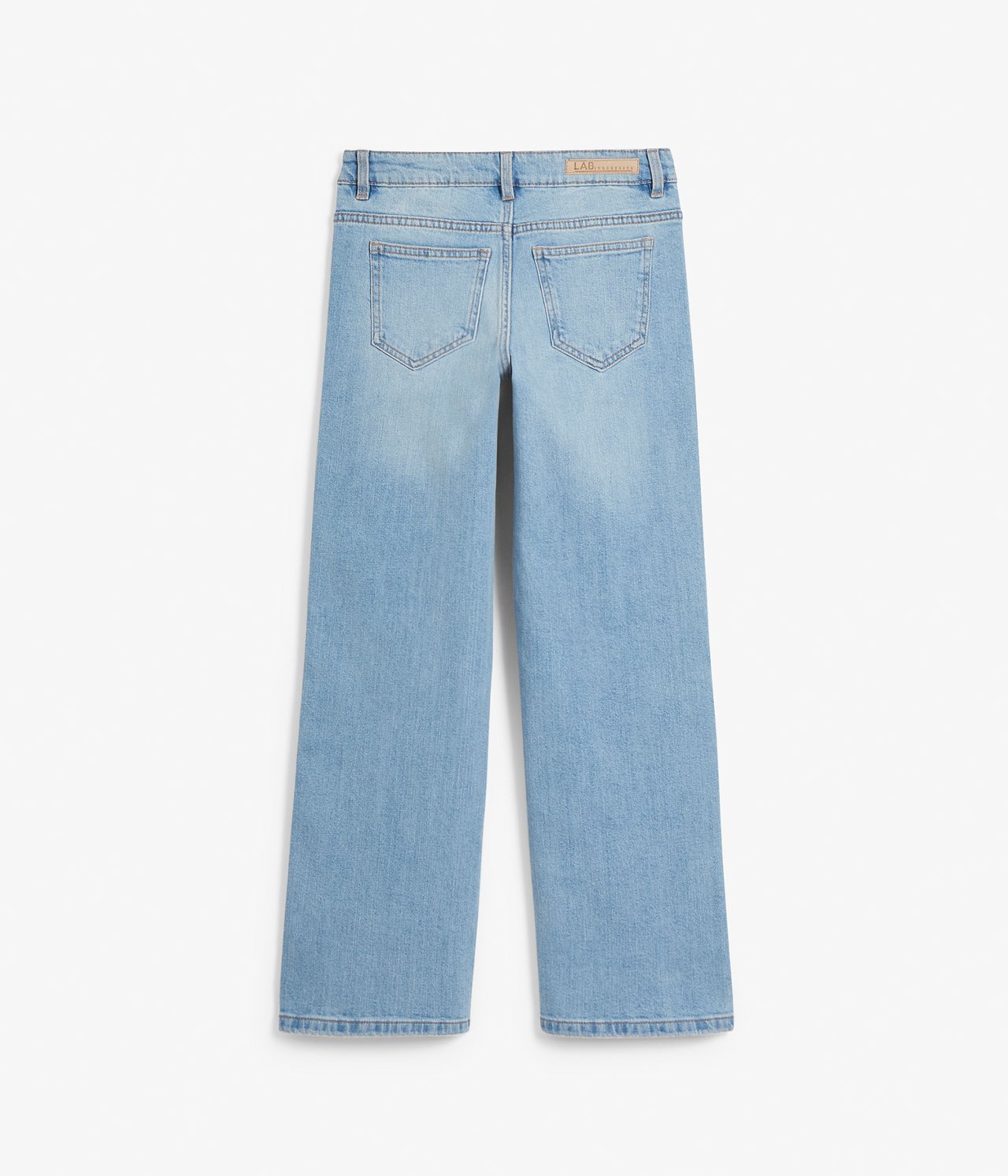 Jeans wide fit low waist Ljus denim - null - 7