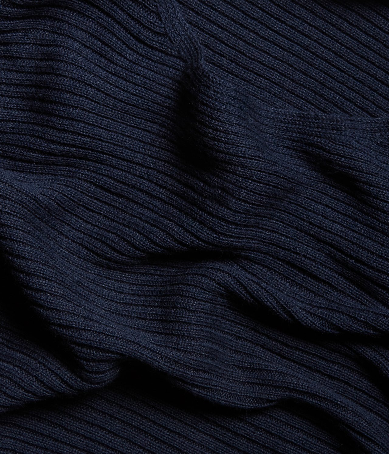 Sweter z warkoczowym splotem - Ciemnoniebieski - 4