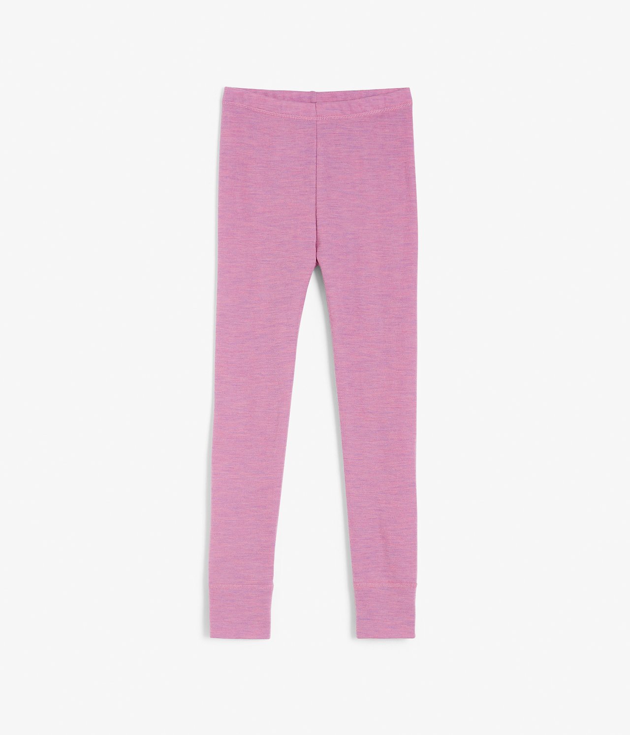 Legginsy termoaktywne z welny merino - Różowy - 5