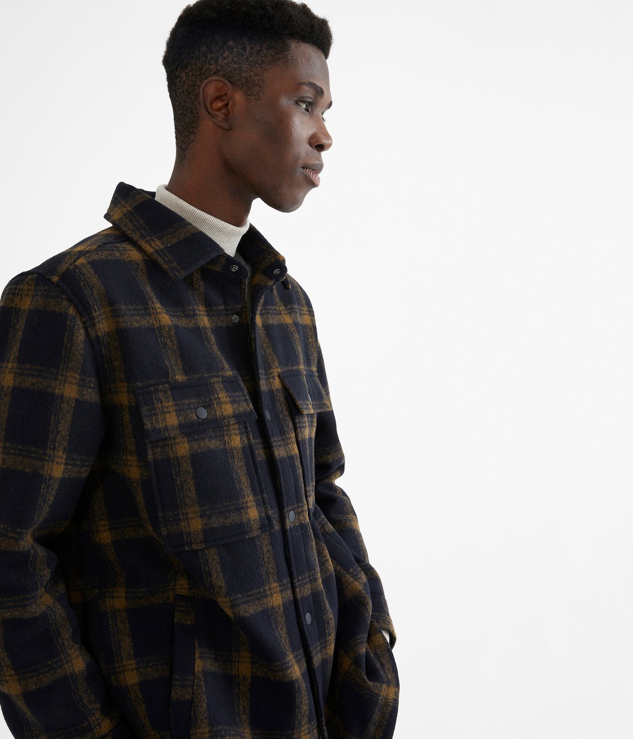 Overshirt - Tummansininen - 4