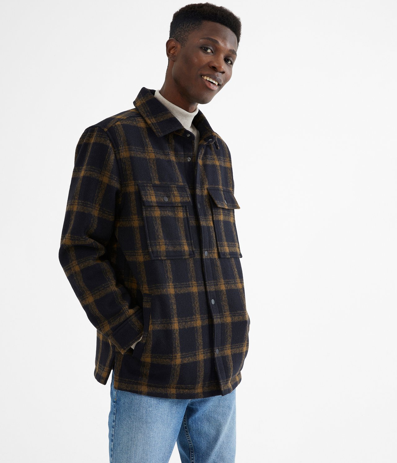 Overshirt - Tummansininen - 1