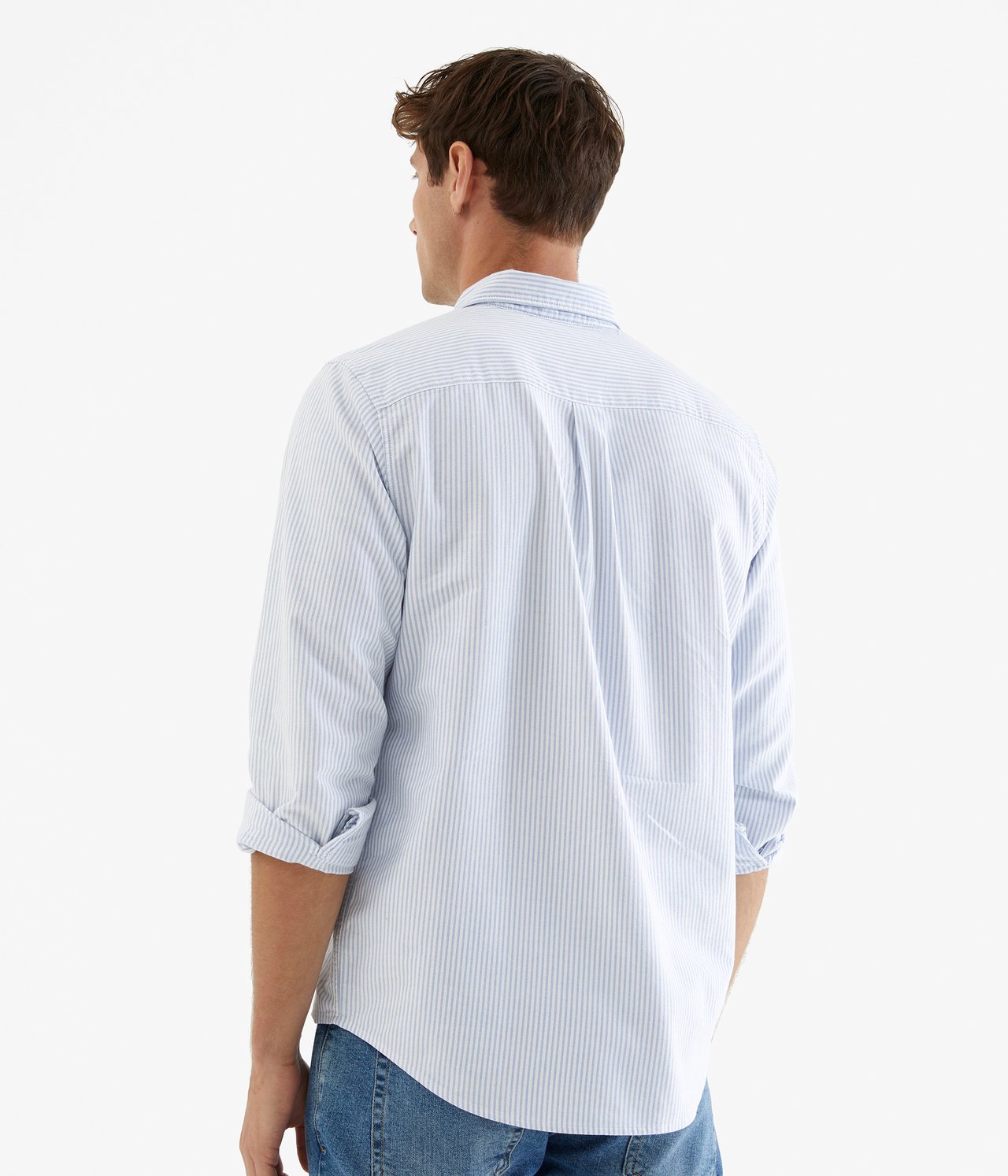 Oxfordskjorta regular fit Blå - null - 5
