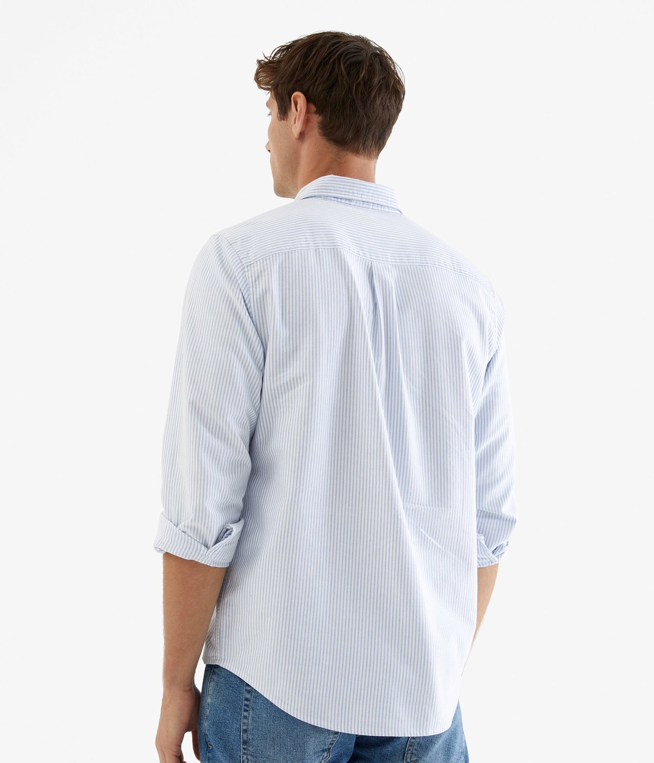 Oxfordskjorta regular fit Blå - null - 2