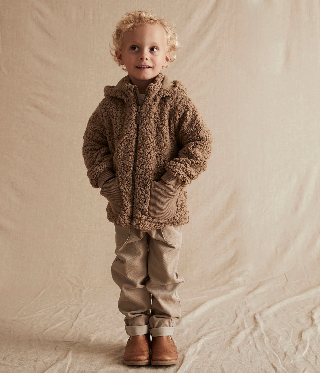 Teddyturkistakki - Ruskea - 2