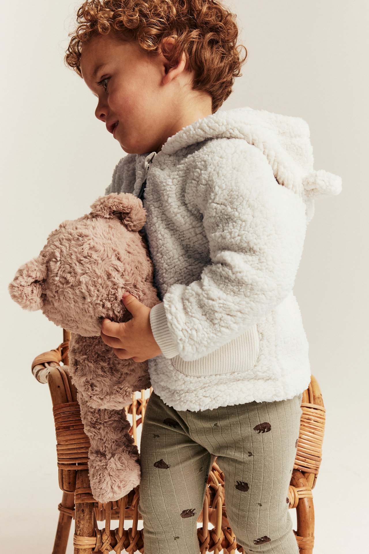 Jakke i teddypels