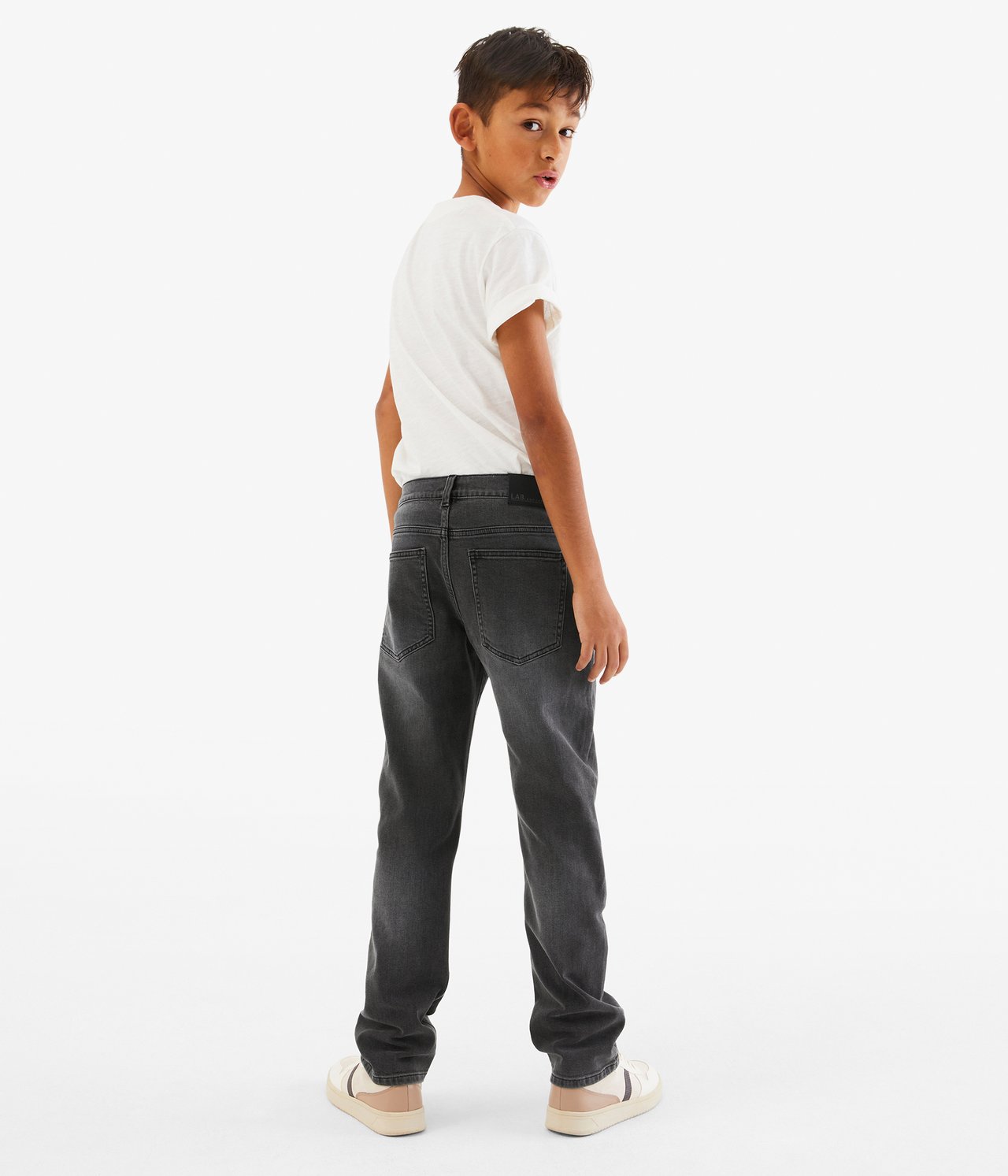 Retro jeans regular fit - Silvergrå - 4