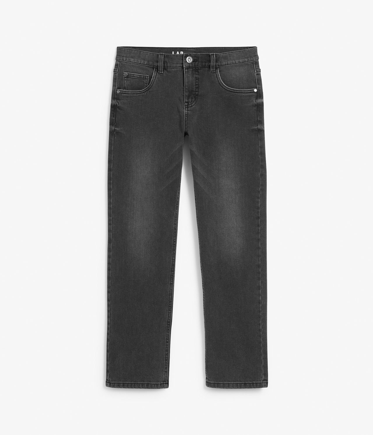 Retro jeans regular fit Silvergrå - null - 5