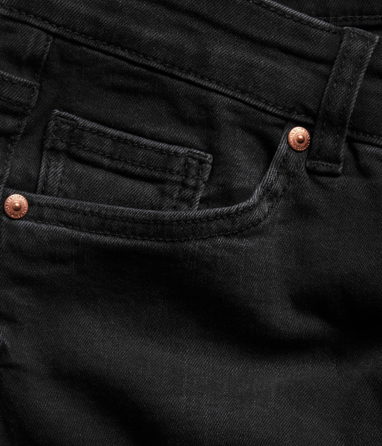 Jeans bootcut - Svart denim - 5