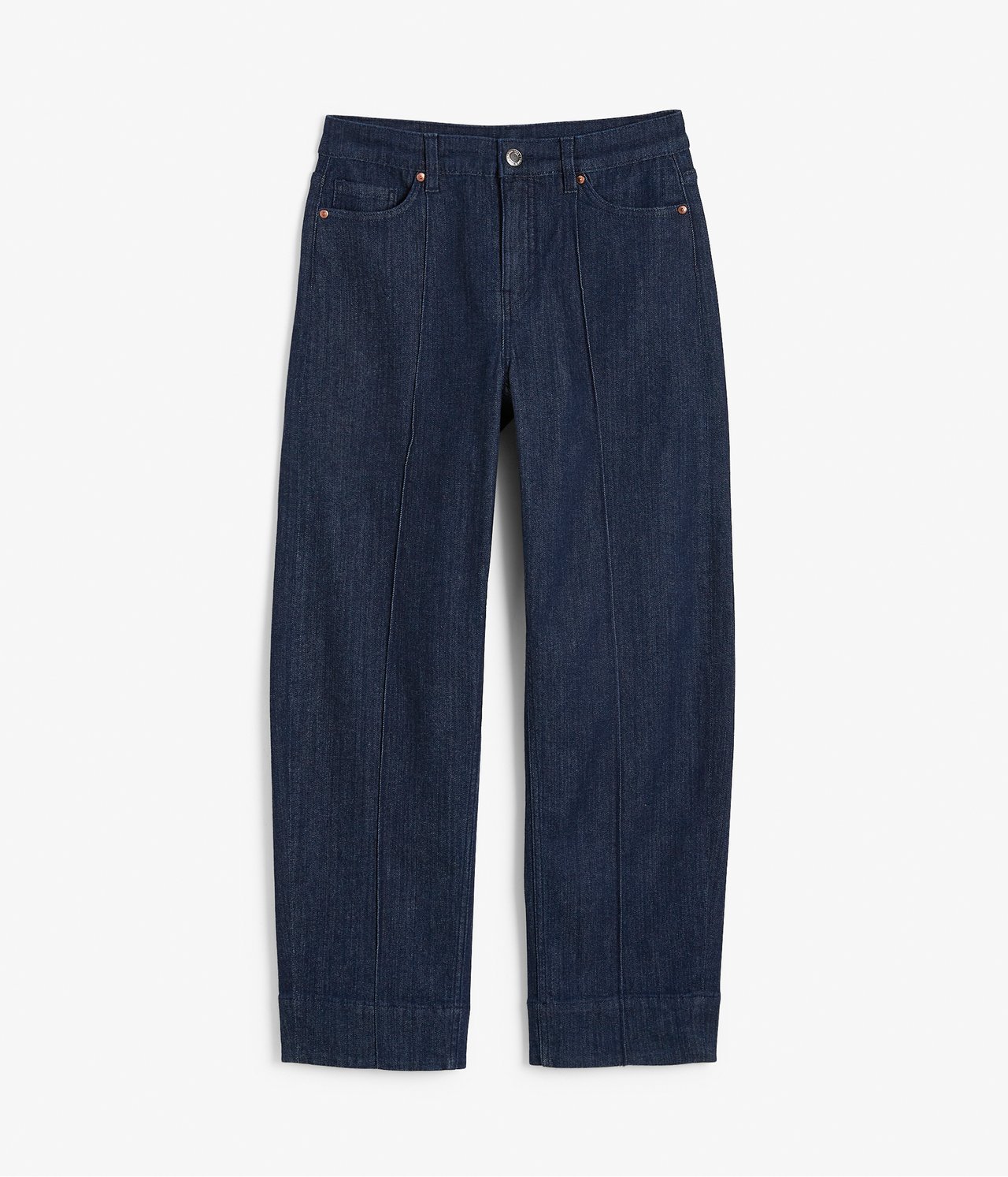 Jeans barrel fit - Ciemny dżins - 10