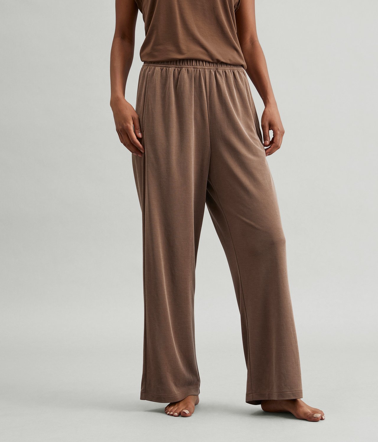 Trikoohousut Loungewear - Ruskea - 2