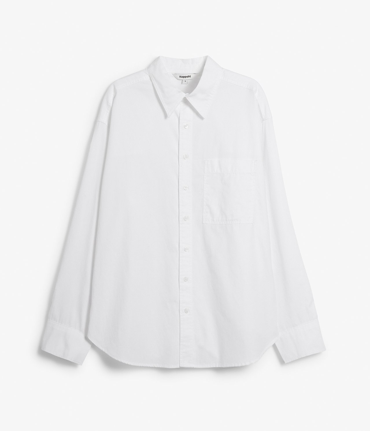 Skjorte med knepping i sidene Hvit - null - 6