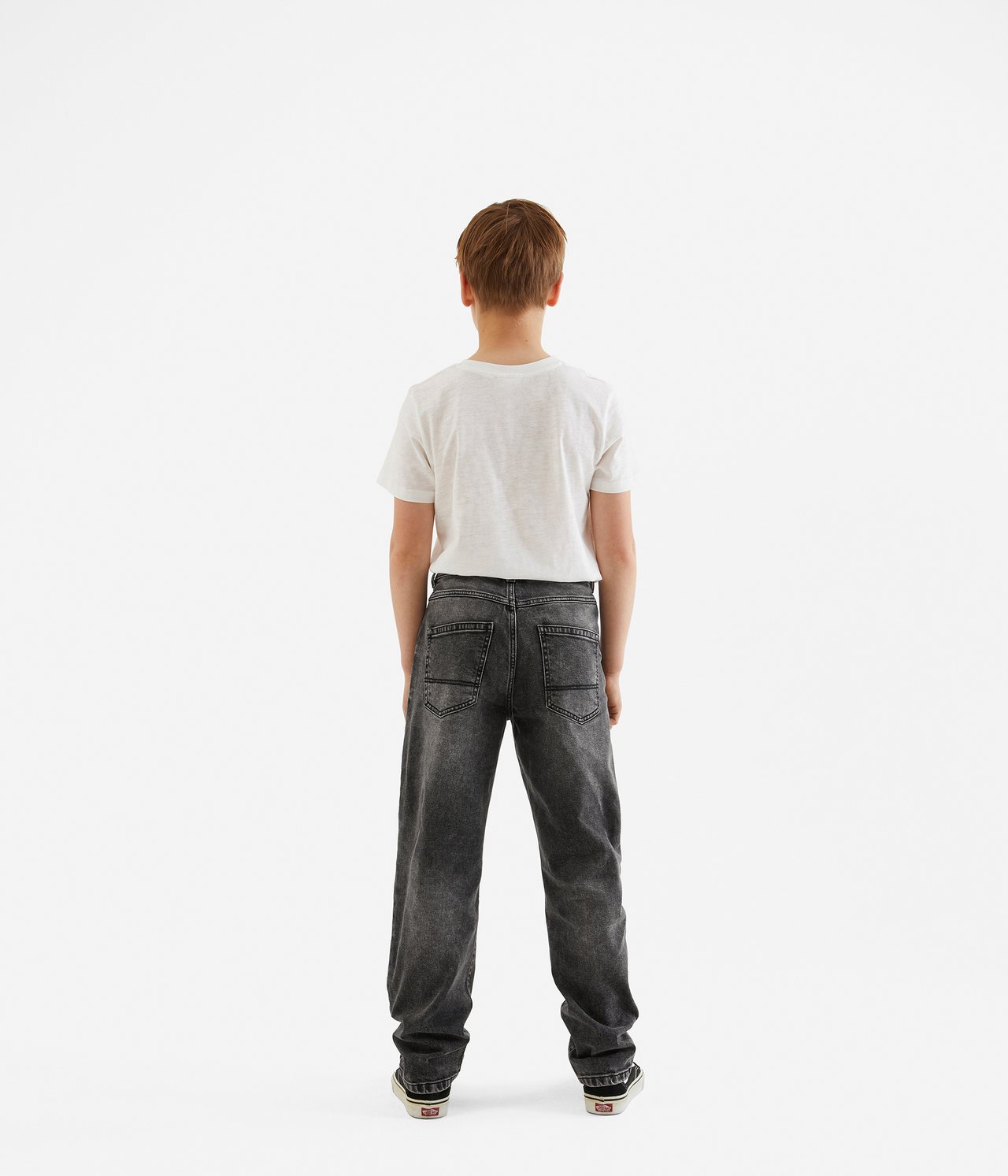 Baggy jeans loose fit - Srebrno-szary - 3