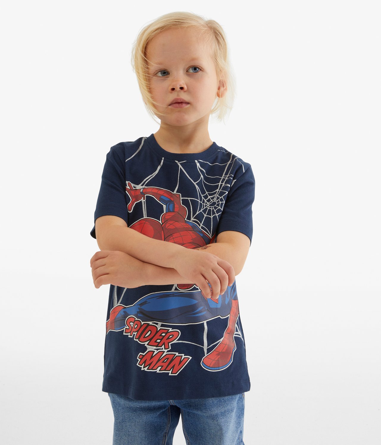 T-shirt Spiderman - Mörkblå - 2
