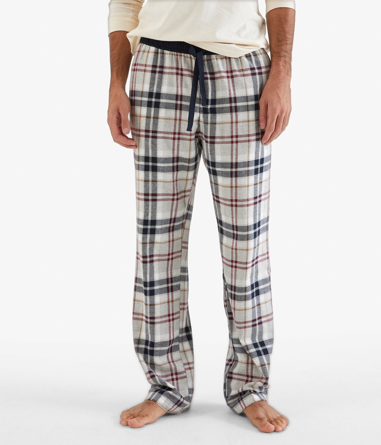 Pyjamasbukse Lysegrå - L - 0