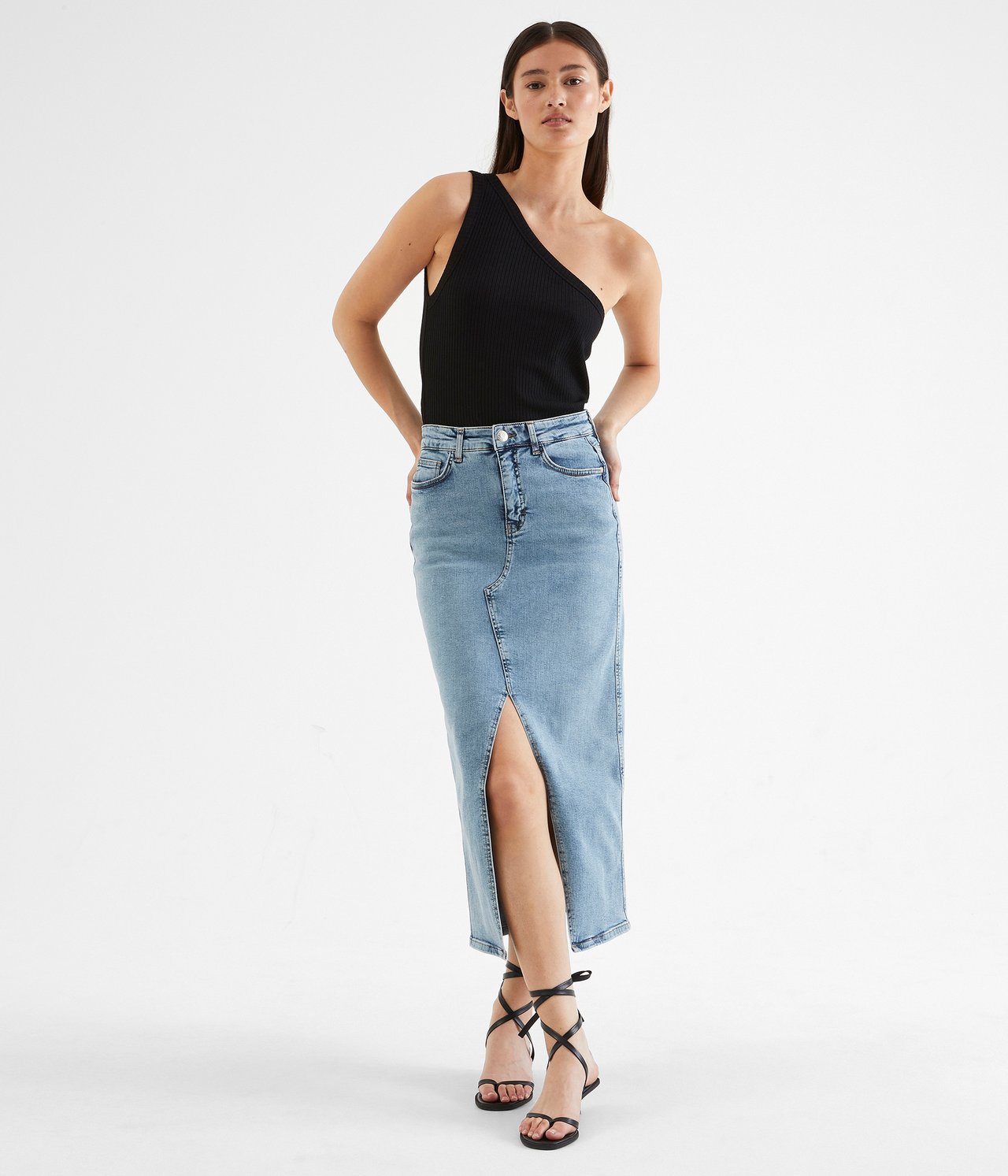 Denim hame - Vaalea denim - 1