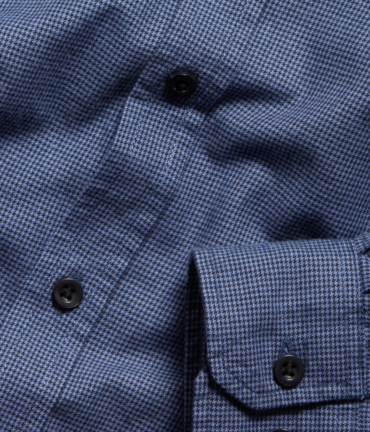 Flanellskjorta regular fit - Mörkblå - 1