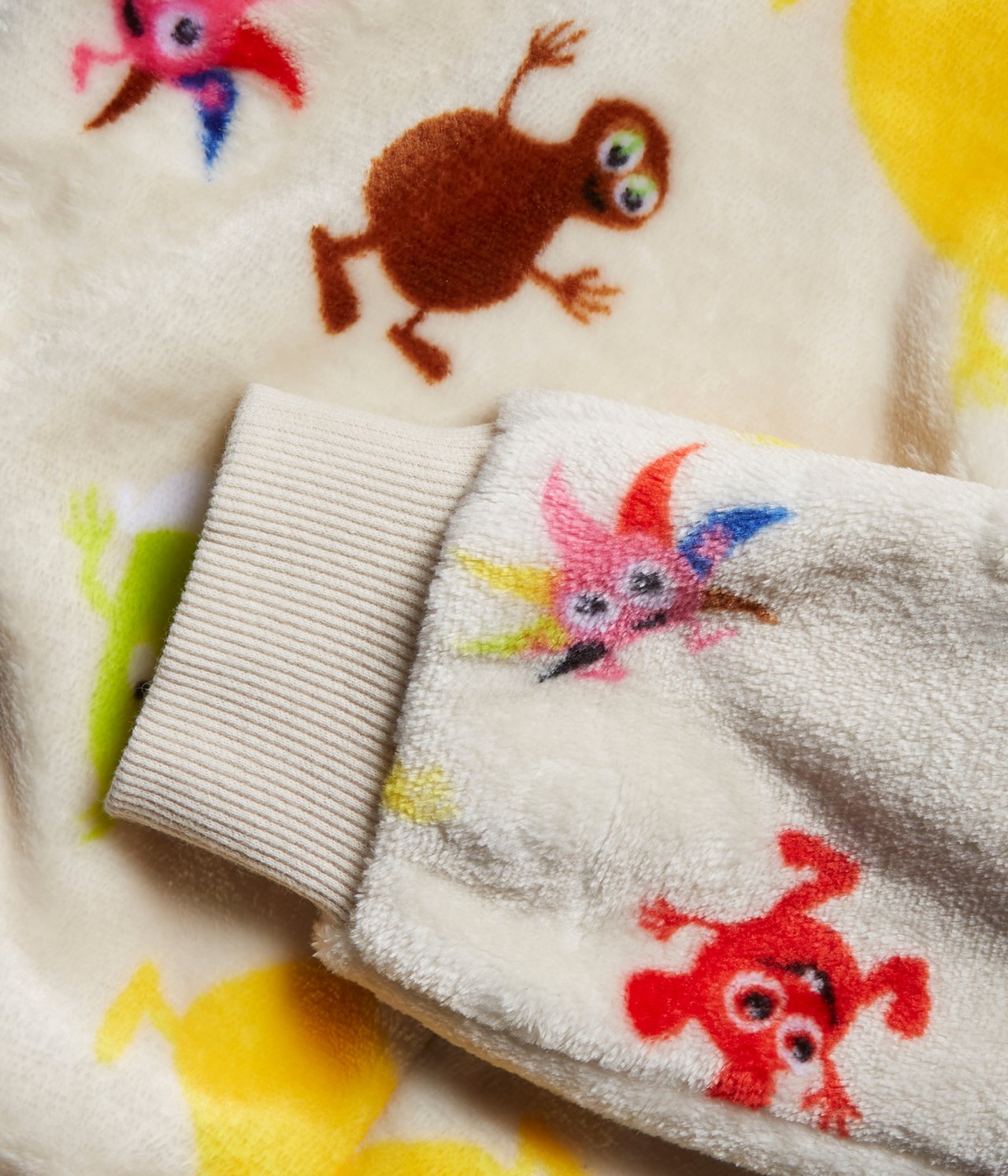 Mjukisbyxa i fleece Babblarna - Ljusbeige - 5