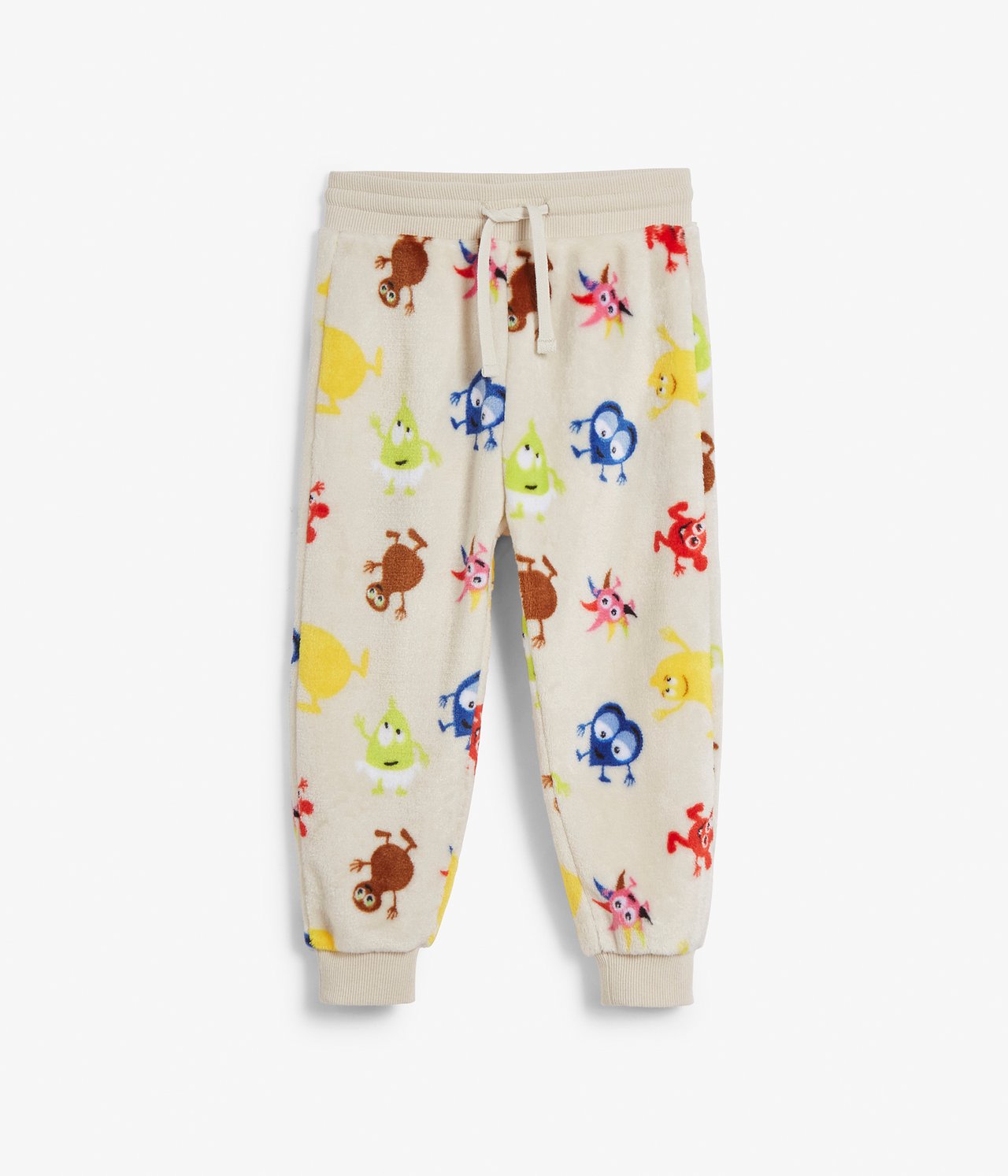Mjukisbyxa i fleece Babblarna - Ljusbeige - 6