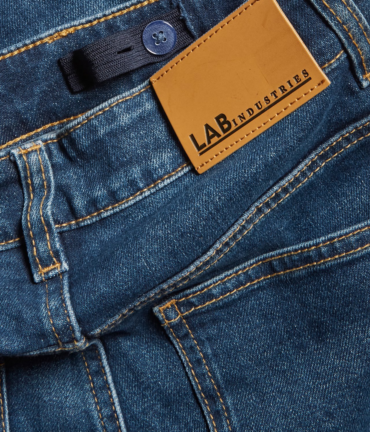 Retro jeans regular fit - Mörk denim - 1