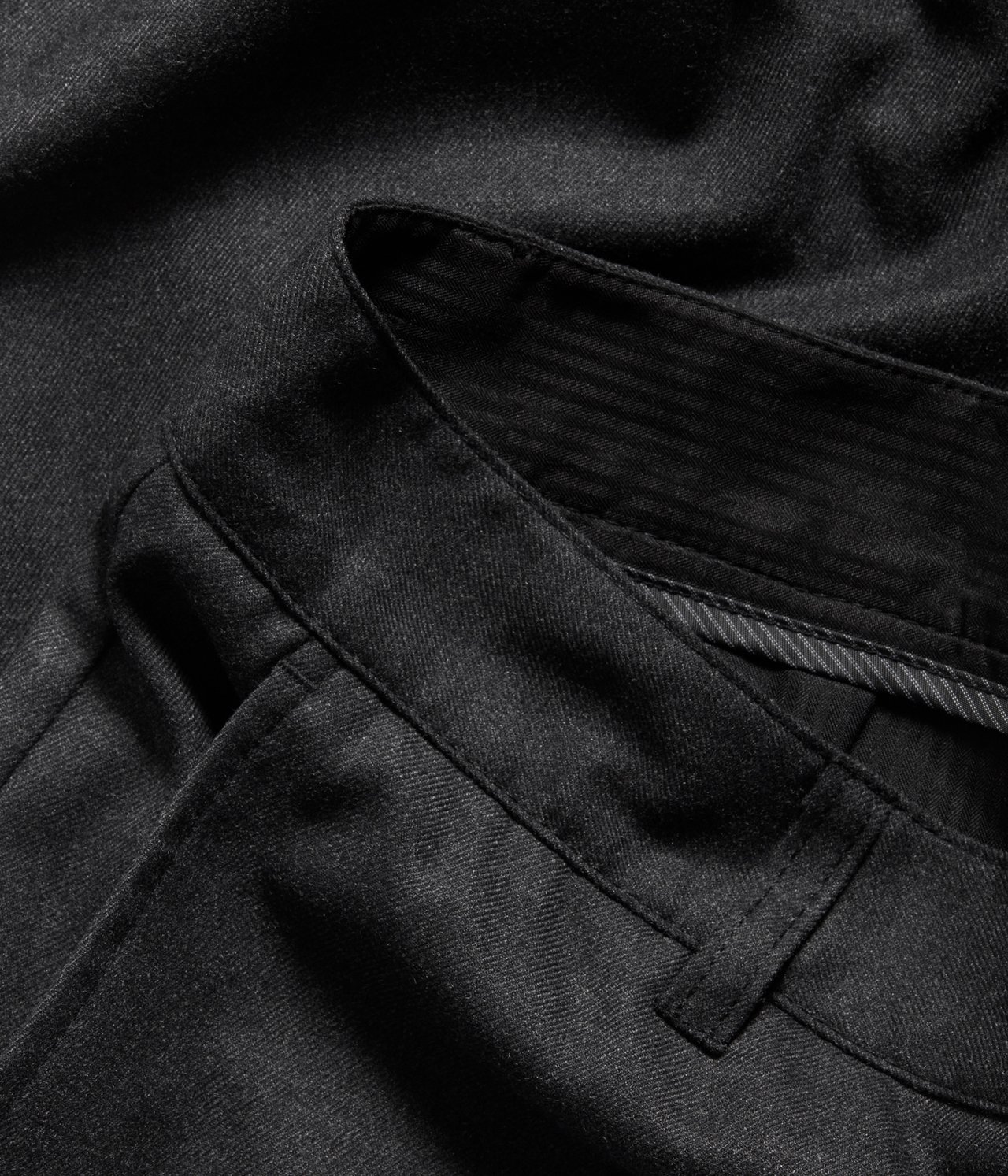 Housut relaxed fit - Tummanharmaa - 5