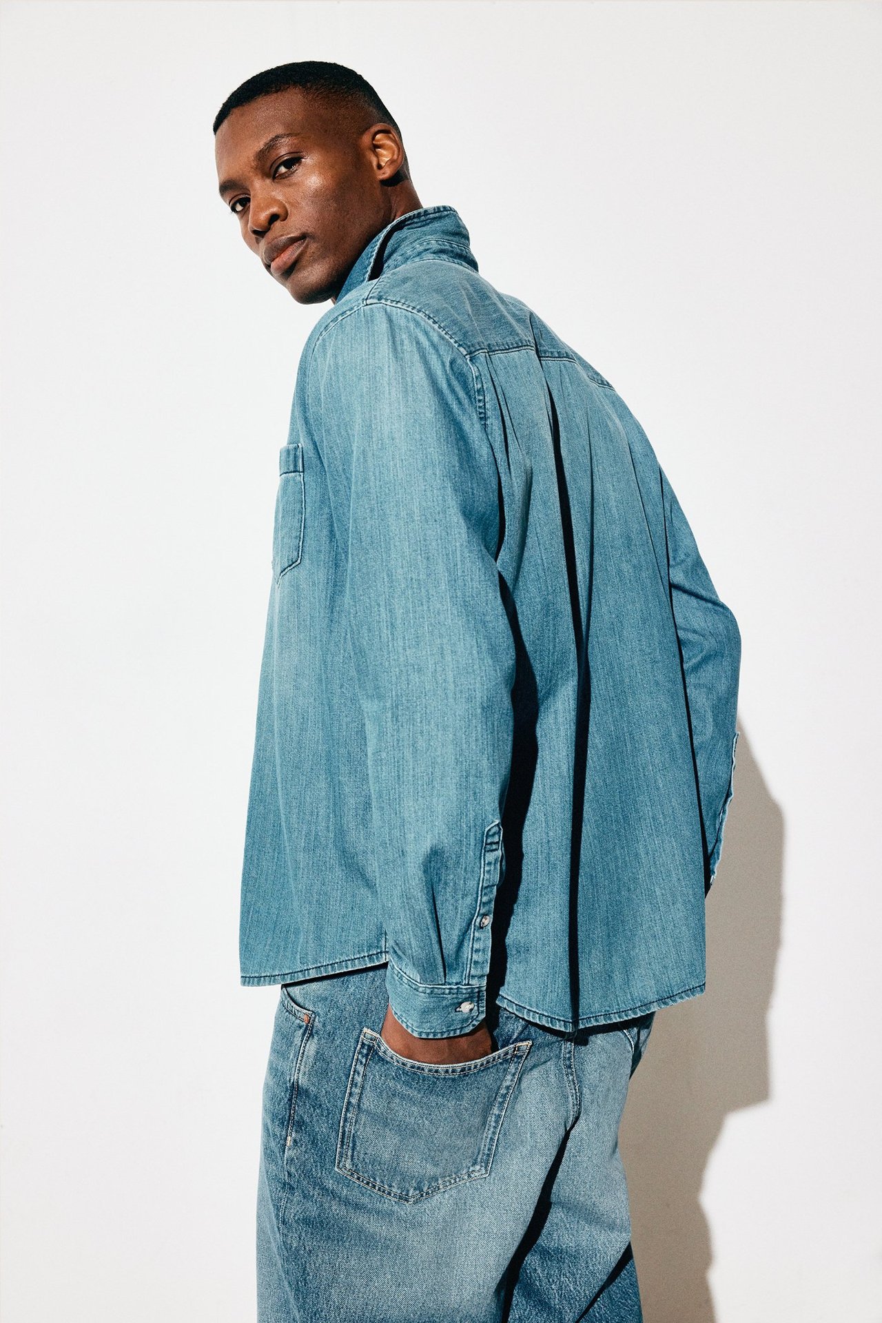 Jeansskjorta regular fit