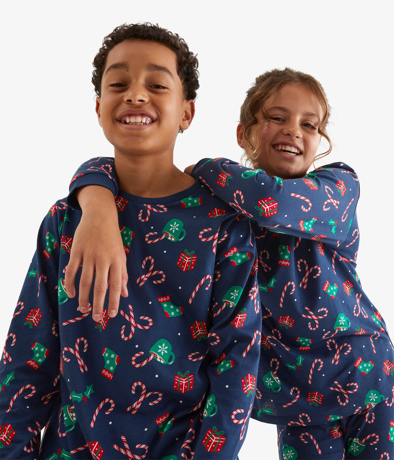 Julpyjamas - Mörkblå - 2