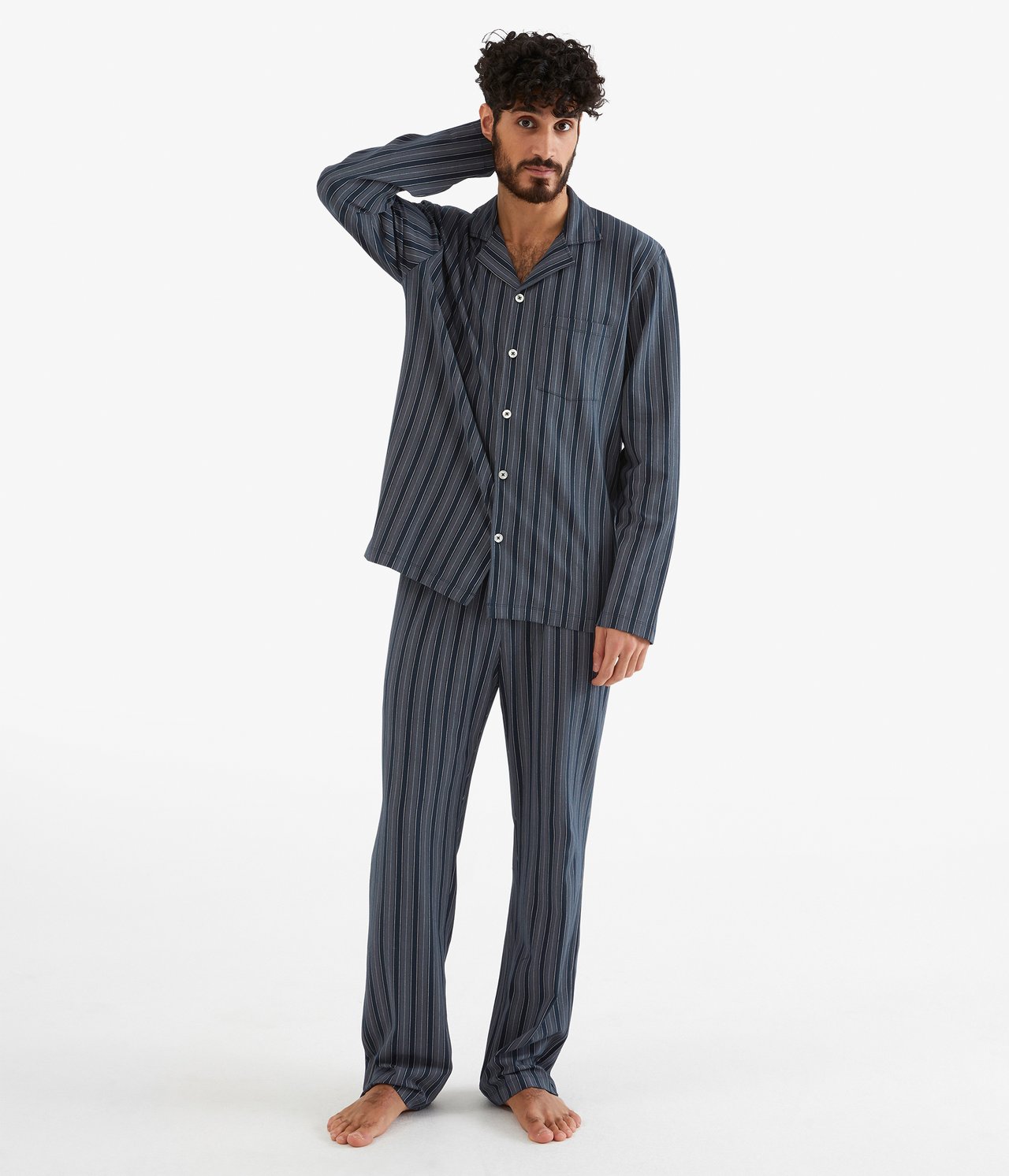 Pyjamassett - Mørkeblå - 1