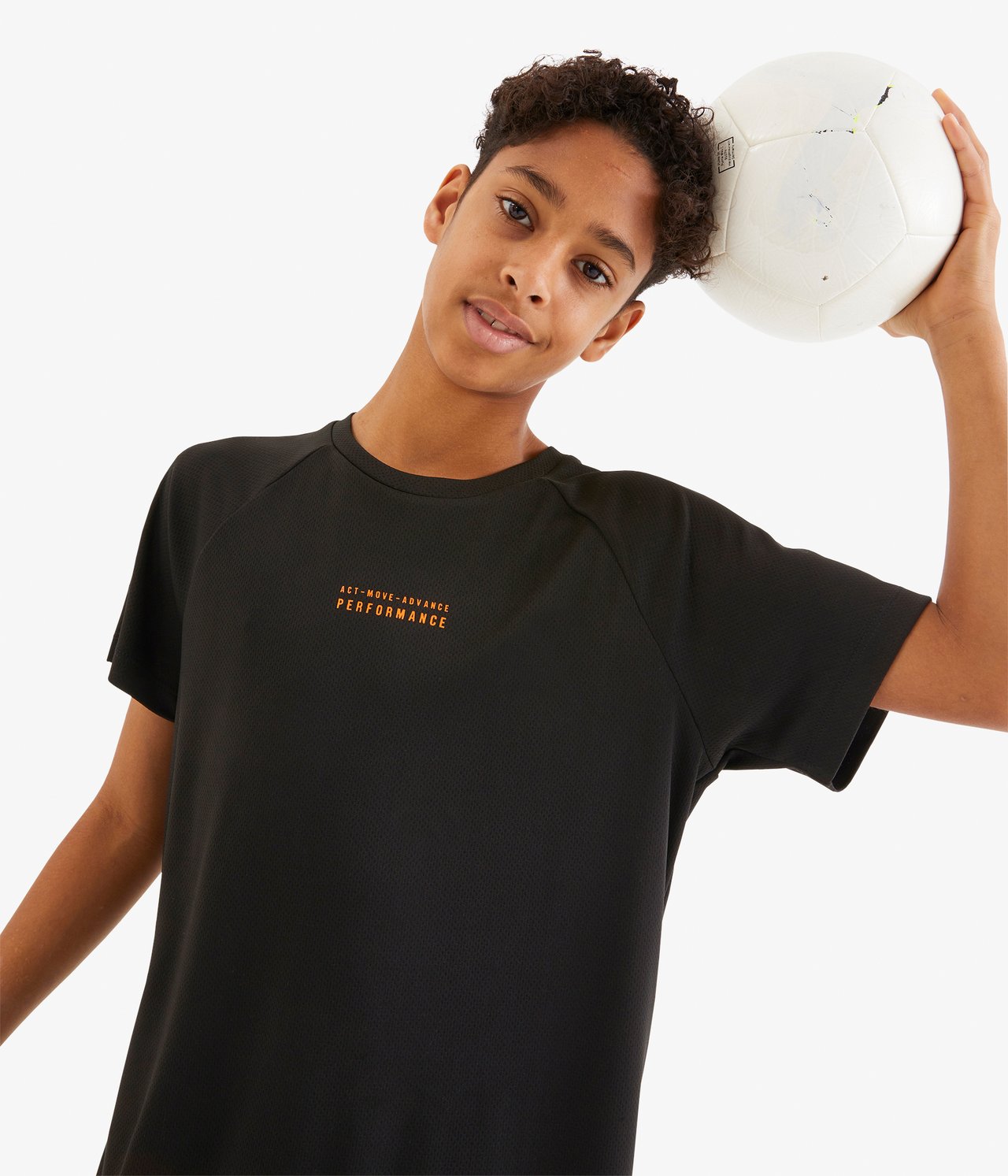 Sport-t-shirt - Svart - 2