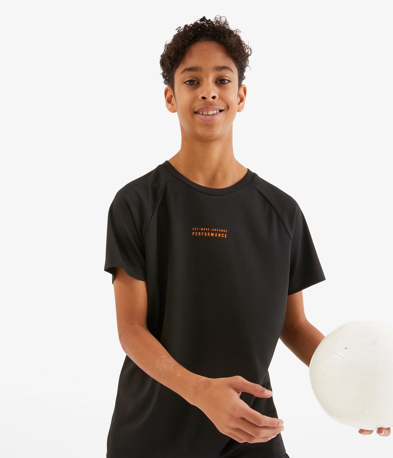 Sport-t-shirt - Svart - 1