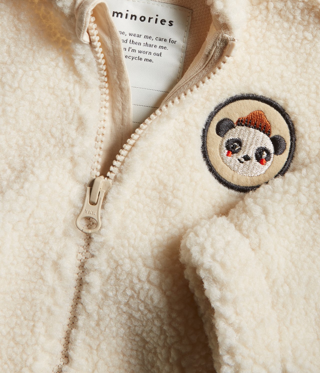 Jacka i pile med luva - Beige - 1