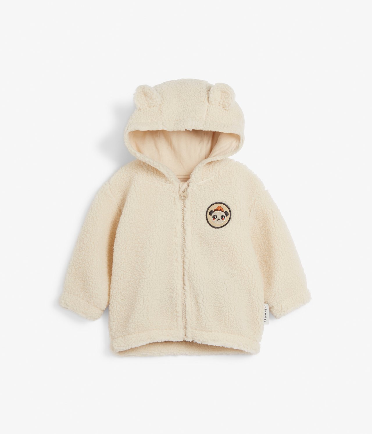 Jacka i pile med luva - Beige - 2