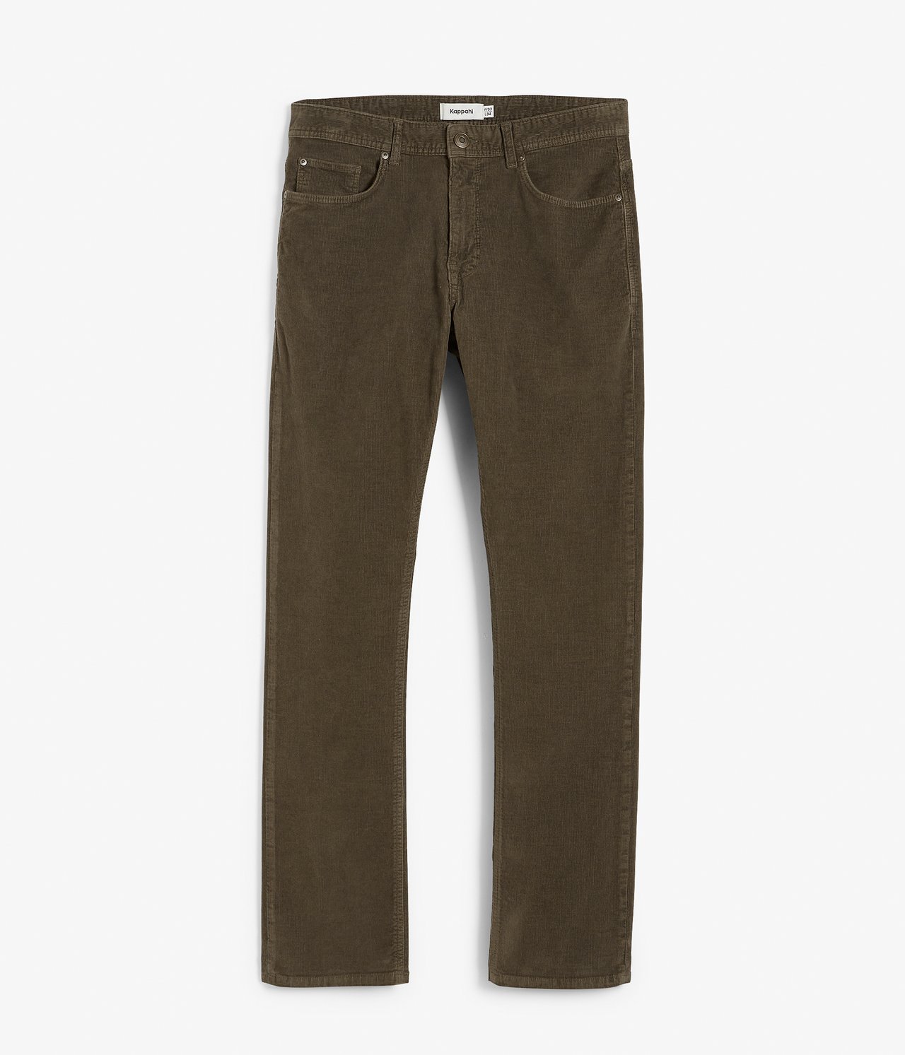 Manchesterbyxa i regular fit - Brun - 6