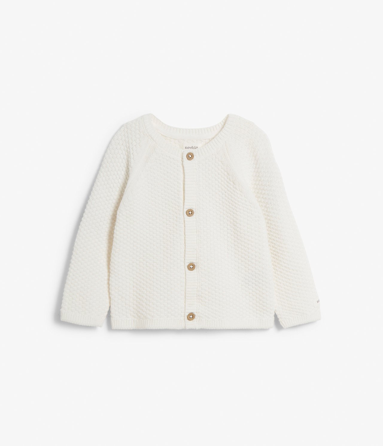 Kardigan z dzianiny, dla niemowląt - Offwhite - 2