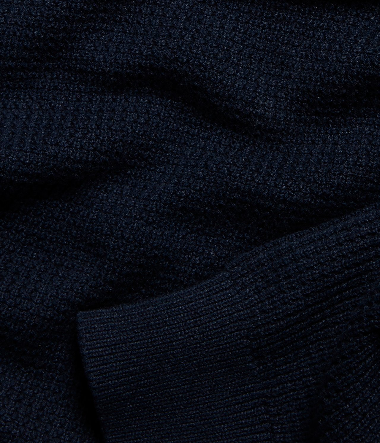 Grovstickad tröja Mörkblå - null - 3