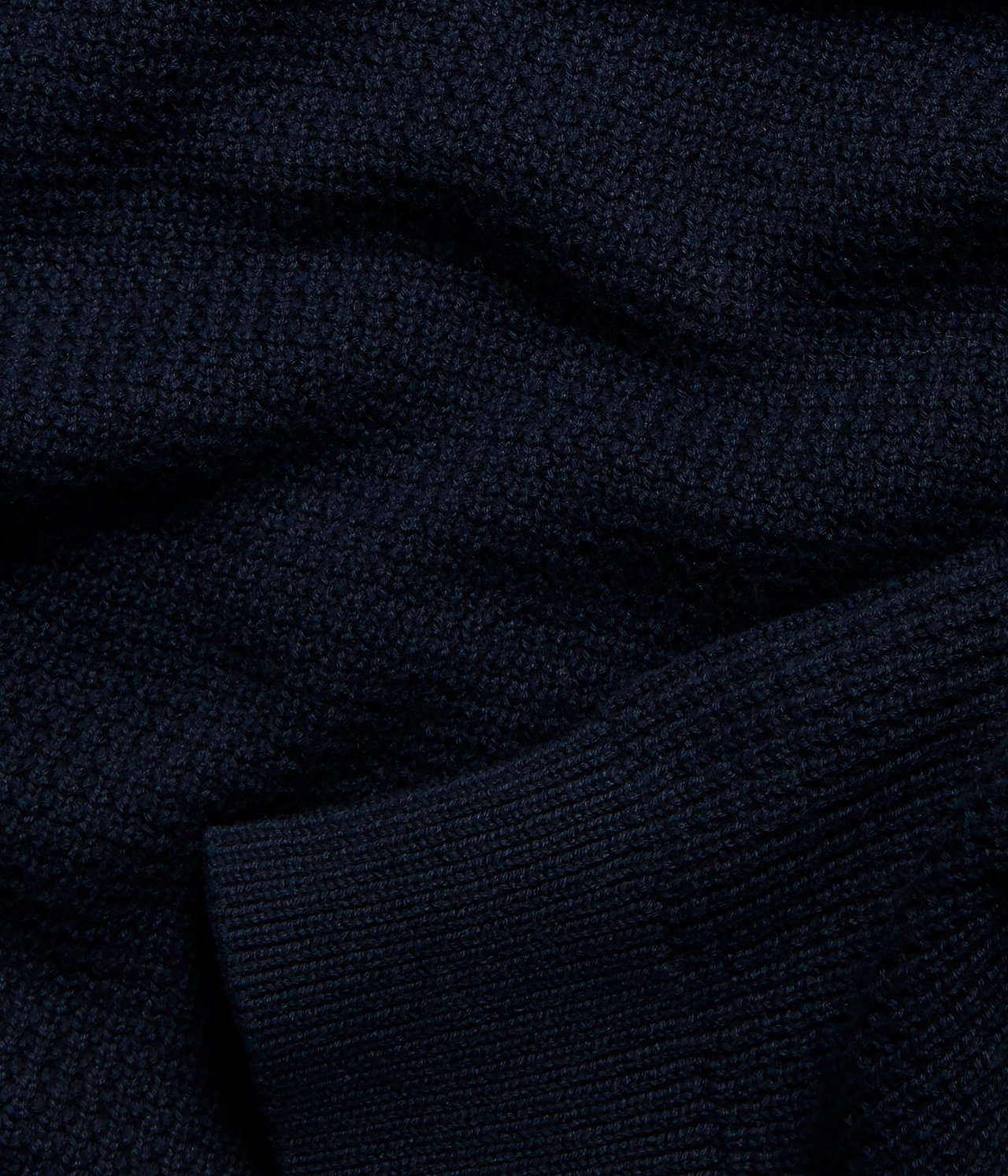 Grovstickad tröja Mörkblå - null - 4