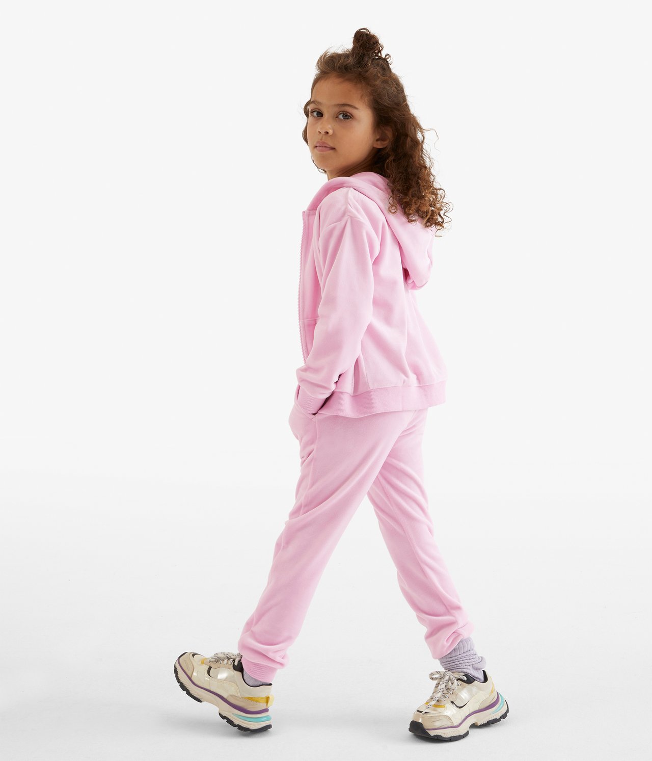 Velourbyxor - Rosa - 4