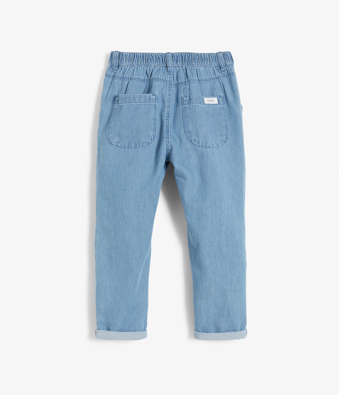 Jeans med justerbar midja - Denim - 7