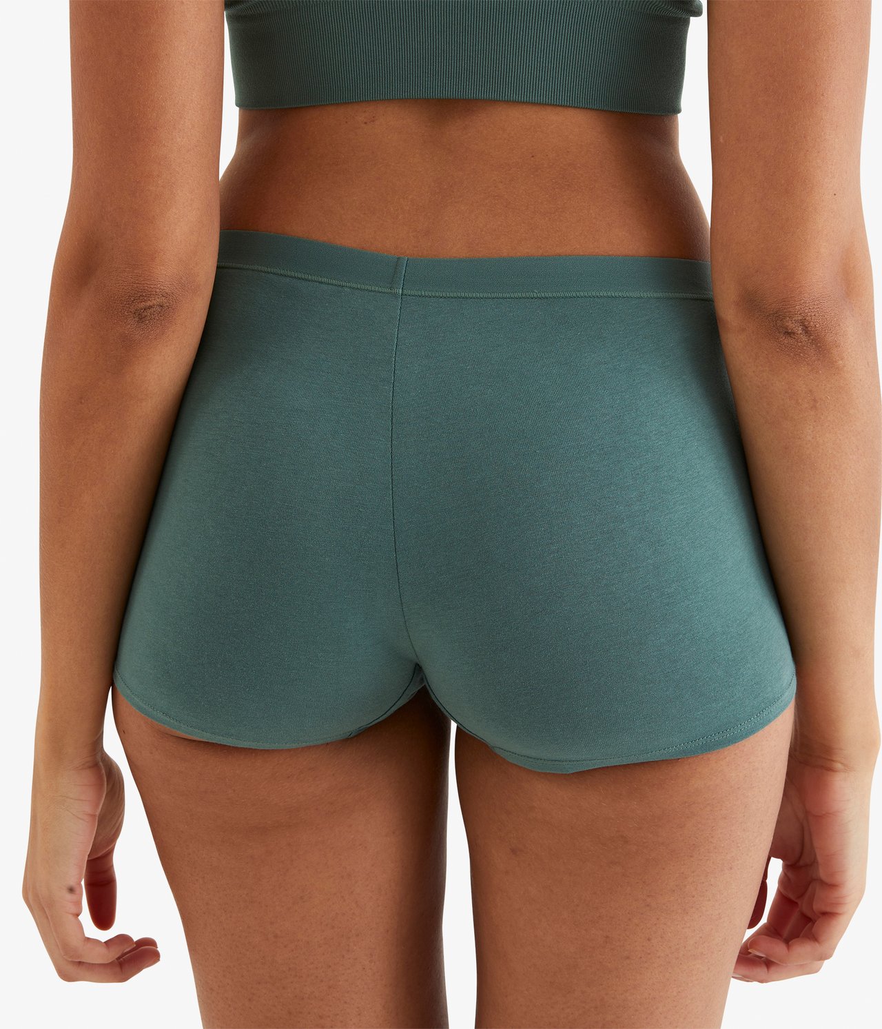 Boxertrosor i bomull 3-pack - Mörkgrön - 3