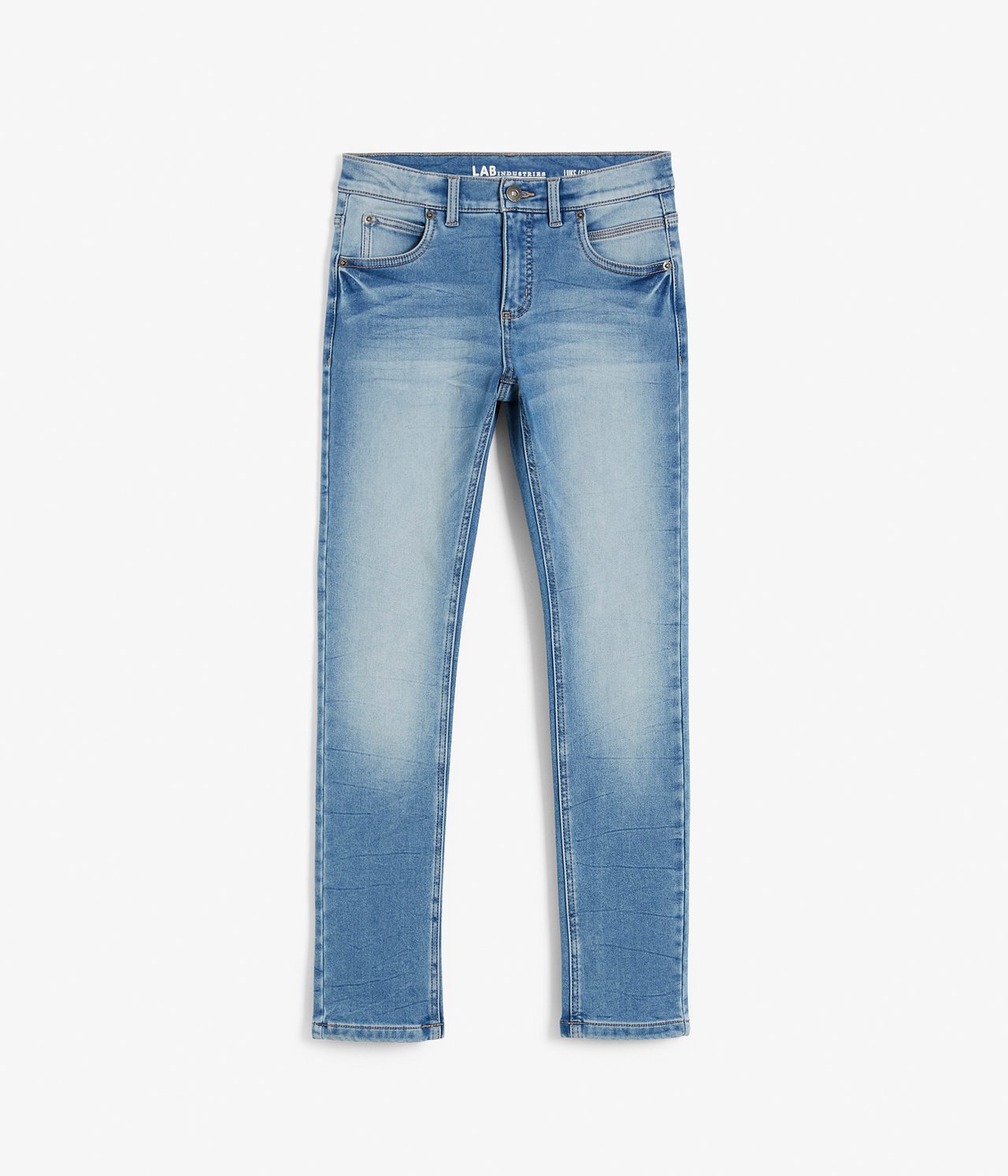 Joggery slim fit - Jasny dżins - 6