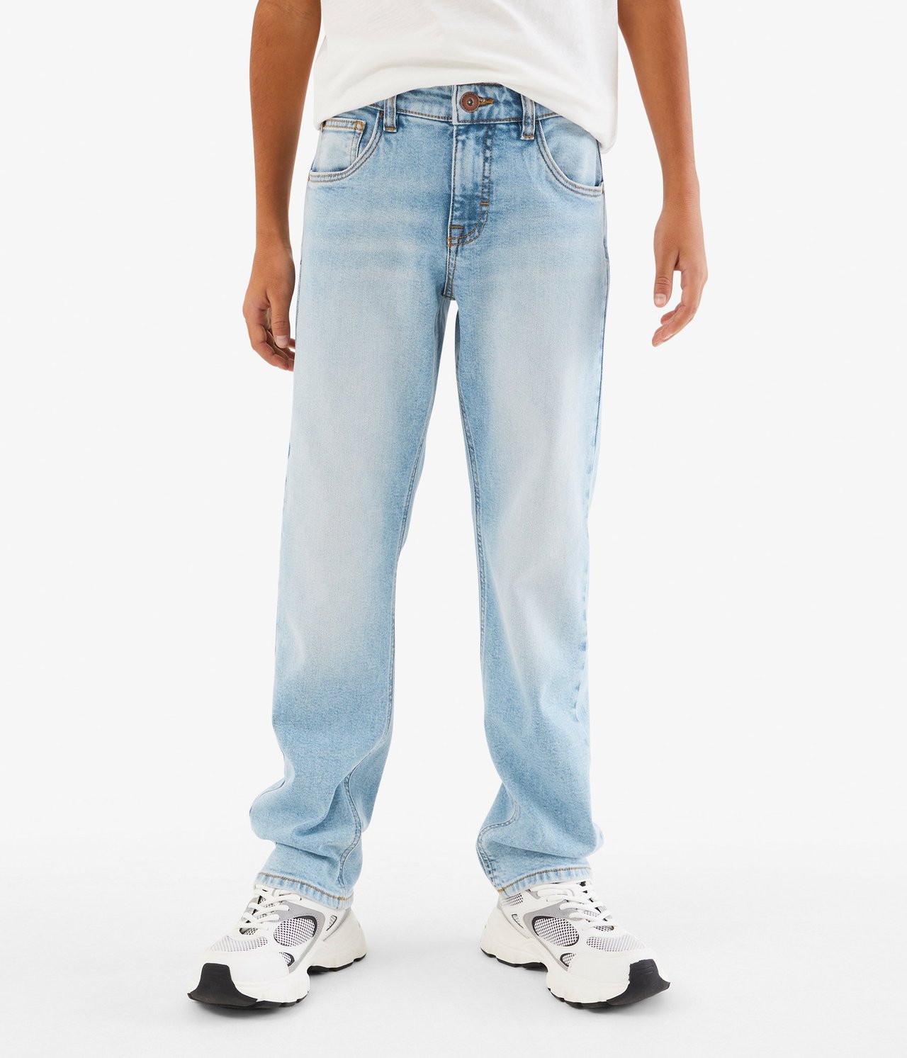 Abbe jeans regular fit Vaalea denimi - null - 0