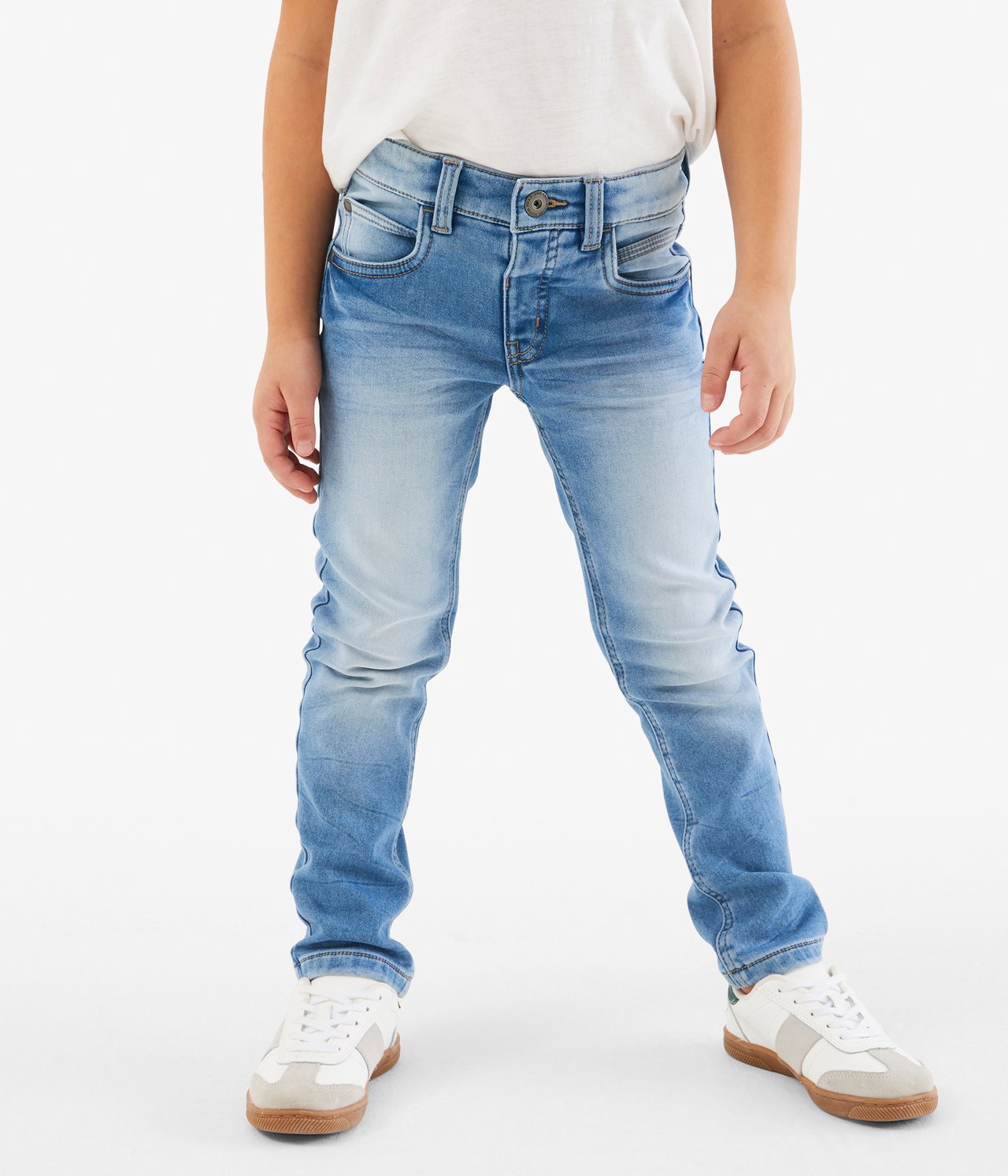 Luke joggerjeans slim fit - Ljus denim - 2