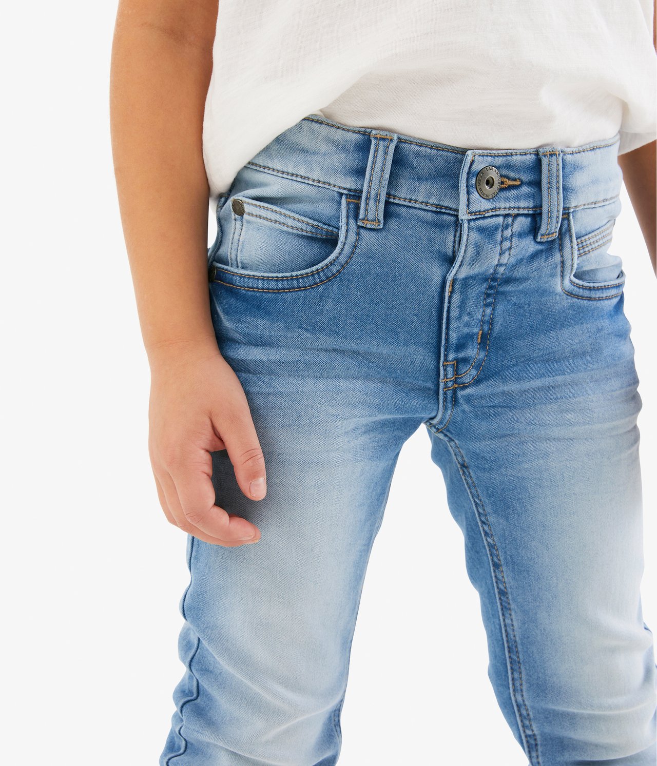 Luke joggerjeans slim fit - Ljus denim - 3
