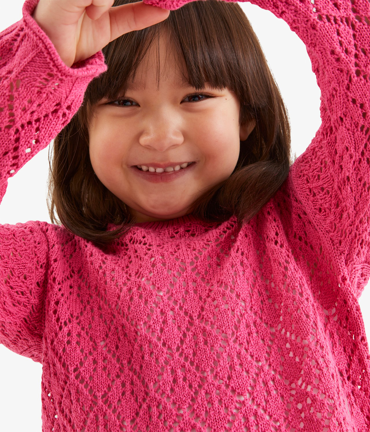 Crochetstickad tröja Rosa - null - 2