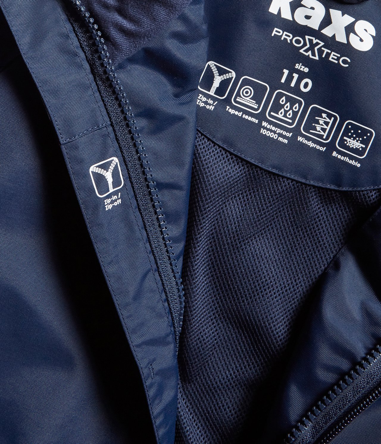 Vattentät skaljacka zip-in / zip-off Kaxs Proxtec - Blå - 7
