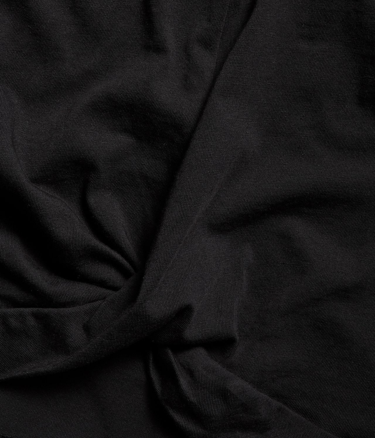Pitkähihainen paita, jossa on drapeeraus Musta - null - 3